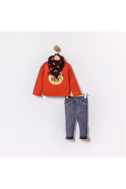 Cumino طقم كلفن للصبيان مكون من 3 قطع للأعمار من 9 إلى 12-18-24 شهرًا