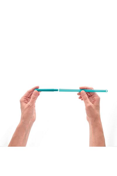 Tupperware Blue Eco Straw