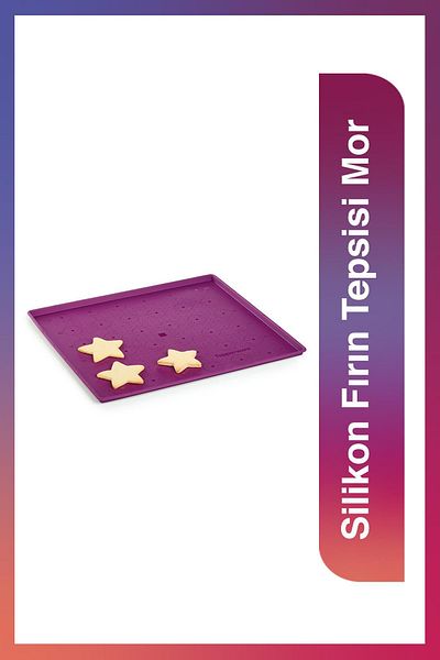 Tupperware Purple Silicone Baking Tray
