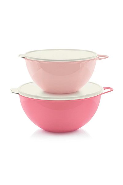 Tupperware Powder Pink 4.5 Lt Mixer - Food Preparation and Mixing Container