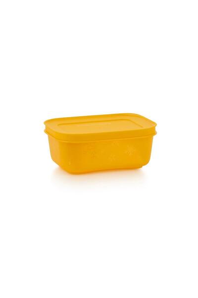 Tupperware Alaska Yellow Storage Container - 450 Ml, Short Body Freezer