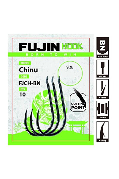 Fujin Chinu Çapraz Deliksiz Olta Kancası 7 no