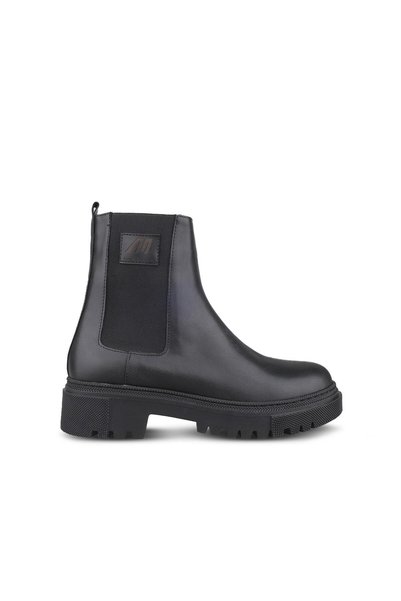 M.P. Kadın Slip-On Siyah Günlük Bot