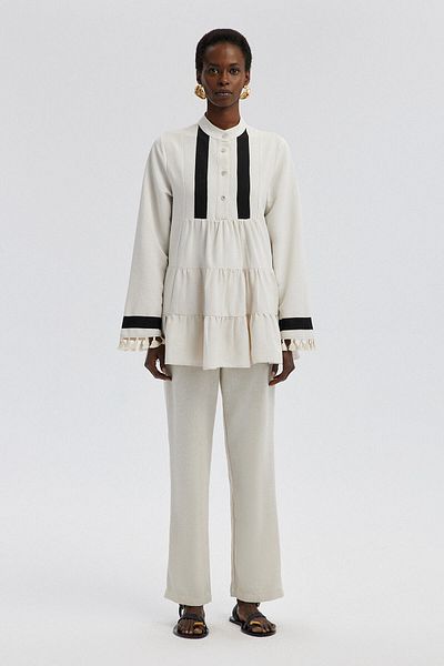 Touché Privé Linen Textured Tunic