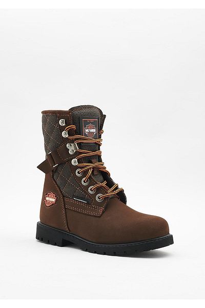 Harley Davidson Παιδικές καφέ μπότες New Worker Zip