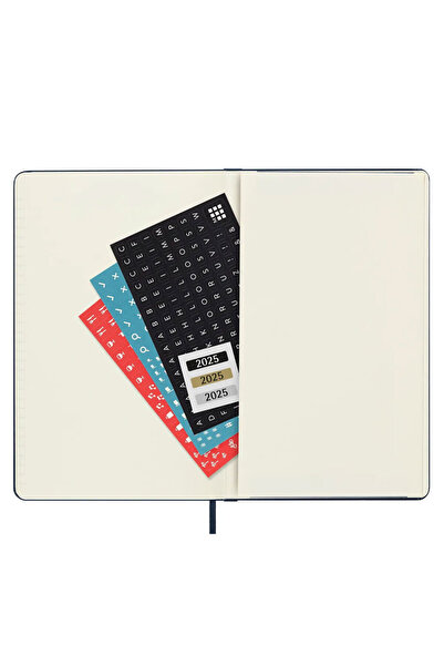 Moleskine 2025 Модел с твърда корица - Дневен планирач 13x21 Черно