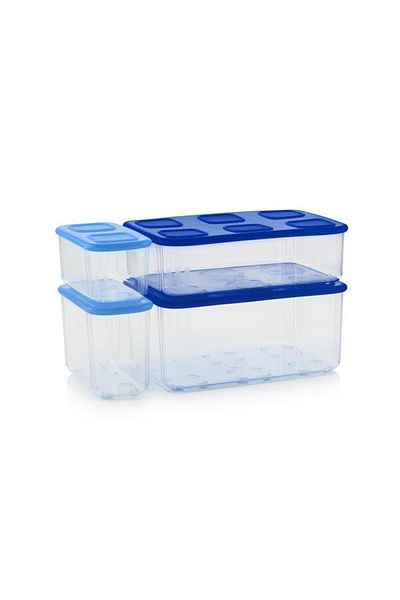 Tupperware Transparent Refrigerator Storage Container Set of 4
