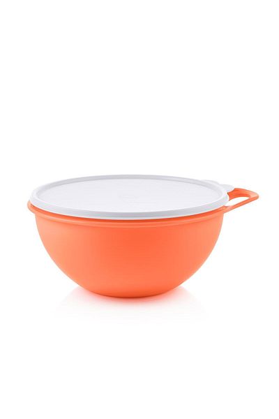 Tupperware 1.3 Lt Orange Mixer - Food Preparation and Mixing Container