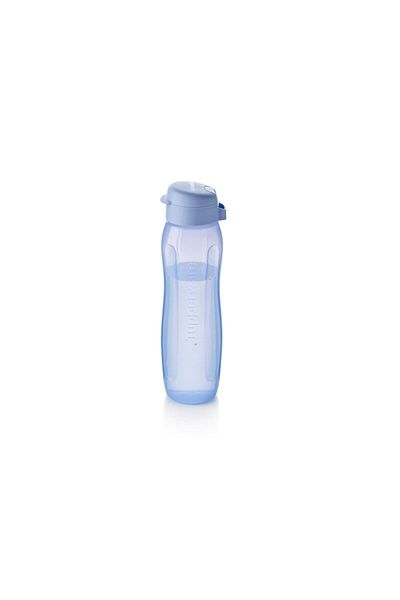 Tupperware Eco Bottle Slim Water Bottle and Flask Blue Blackberry 750 ml