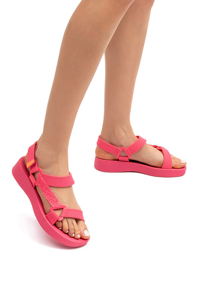 ZAXY Primavera Papete Kadın Sandalet Pembe 35/42