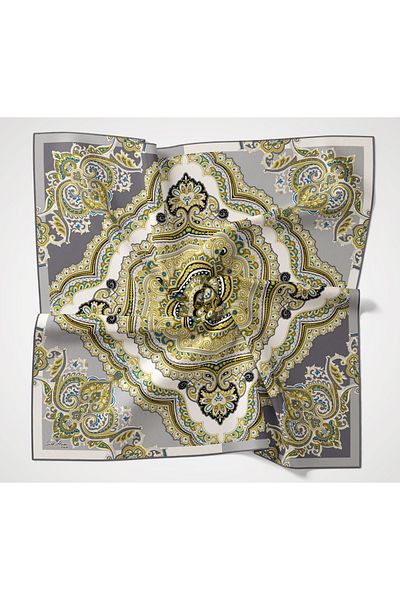 Silk Home Twill Polyester Shawl Pattern Scarf 3210-12