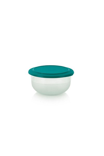 Tupperware Green Crystal Bowl - 2.1 Lt Dry Food Storage Container