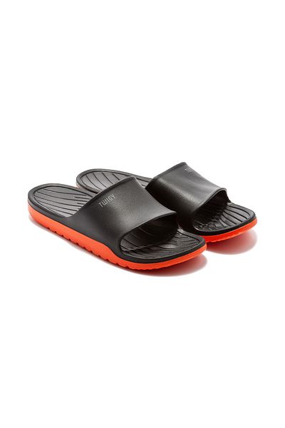 Twigy Demba Men's Slippers Black Orange 40/45