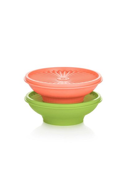 Tupperware Star Cap 2 Pack Food Storage Container 400ml Ty