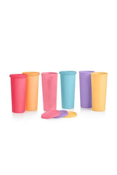 Tupperware Children's Glass Set of 6
