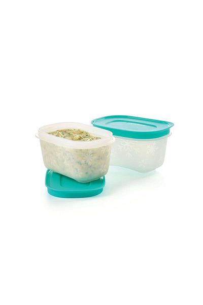 Tupperware Alaska 170 ml Turquoise Freezer Storage Set - 2-Piece Container