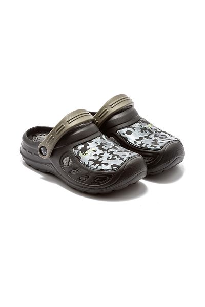 Twigy Black Jim Kids Sabo Slippers - Size 30/35