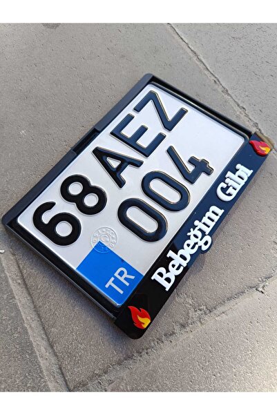 Arzuca Konsept Bebeğim Gibi Motorsiklet Plakalık | Motor Plakalık | Motorsikl...