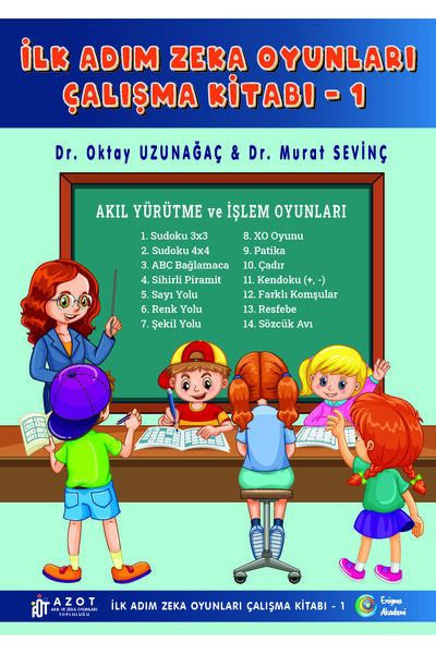 ENİGMA EĞİTİM İlk adım zeka oyunları çalışma kitabı - 1