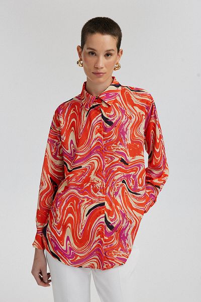 Touché Privé Patterned Stylish Shirt