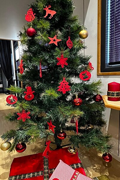 FANTASTIC Στολίδι Χριστουγεννιάτικου Δέντρου από τσόχα - Φωτεινή και κομψή χειροποίητη διακόσμηση