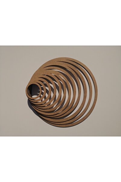 Başaklar 3 Mm 12'li Ham Mdf Boyanabilir 30 Cm 7 Cm Kasnak Makrome Halkası