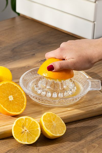 Porsima Kts0063-1 Glass Orange Lemon Squeezer Lemon Bowl Orange Squeezer - 100 ml