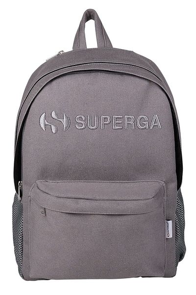 Superga Grey Linen Casual and Travel Backpack