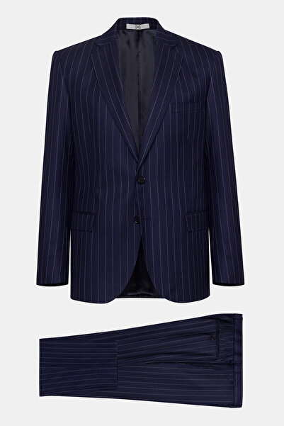 Edwards Erkek Delfino Lacivert Yün Takım Elbise