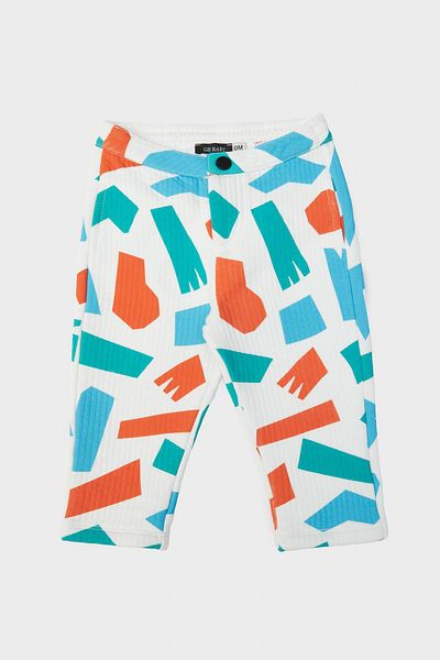 GB Baby Bg Store Baby Boy Patterned Sweatpants 23Fw0Bg1223