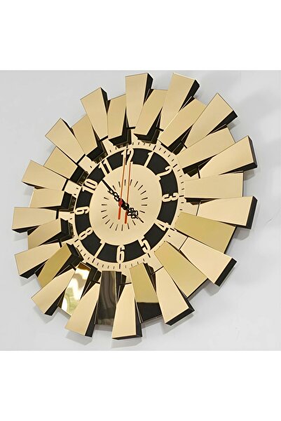 VEFART Piyano Saat Gold Türkçe Rakamlı