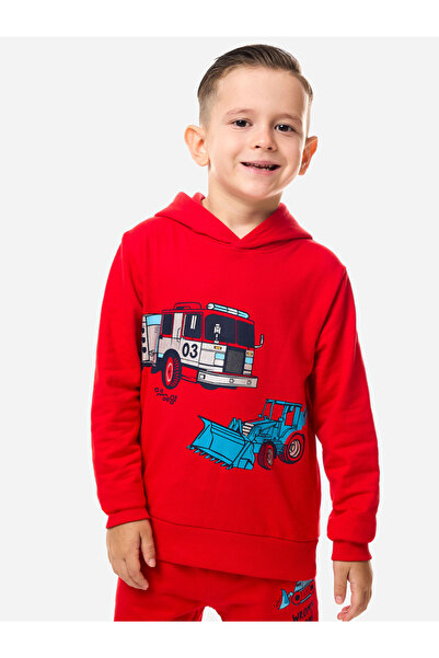 Victor and Jane By Styli Graphic Print Regular Fit Hoodie & Joggers Set