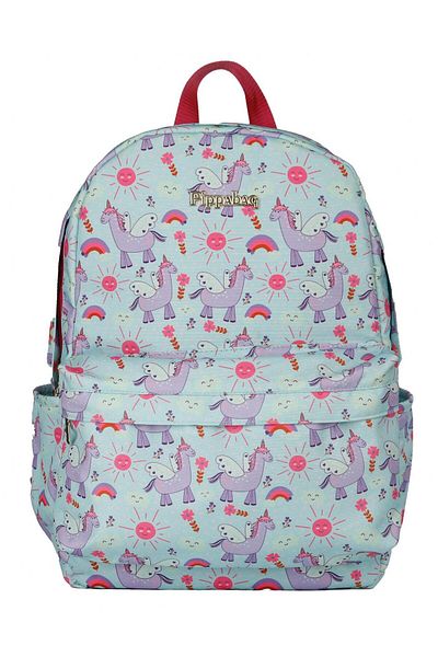 Pippa Lamacorn Turquoise Girl's School Bag (Three Compartments)