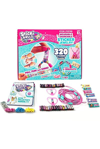 Tower Toys Stıckı Rolls  Sticki Station En İyi Kendin Yap Çıkartma Takı Seti ...