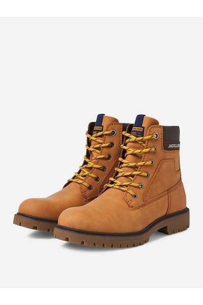 Jack & Jones Panelled Lace Up Boots