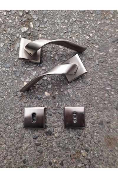 ARON New Luxury Sun with Inox Badge - Type Door Handle with Back Front 1 Set