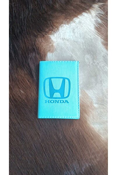 EFE DERİ Honda Leather Stitched Car License Case Container License Holder Lic...