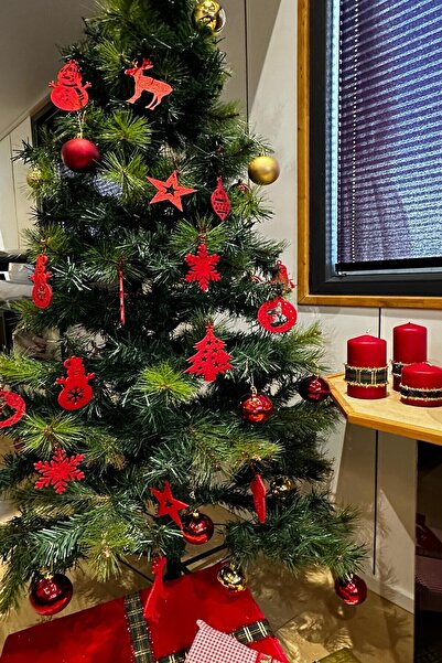 FANTASTIC Στολίδι Χριστουγεννιάτικου Δέντρου από τσόχα - Φωτεινή και κομψή χειροποίητη διακόσμηση