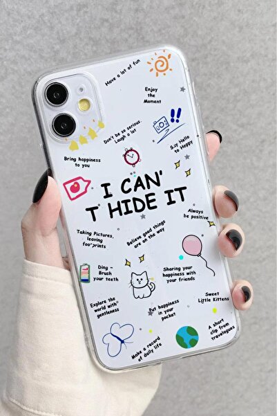 3GEN CASE İphone 11 Uyumlu Desenli Şeffaf Silikon Kılıf