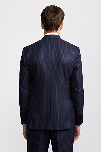 Edwards Erkek Delfino Lacivert Yün Takım Elbise