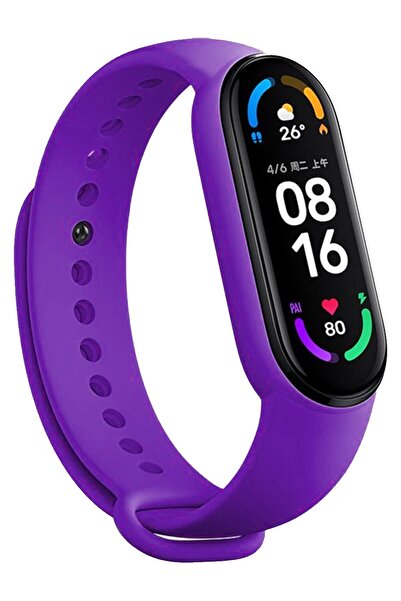 PUFWİN سوار سيليكون متوافق مع Xiaomi Mi Band 5 و6