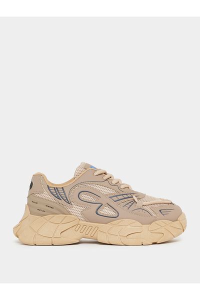 Styli Color Block Abstract Print Sneakers