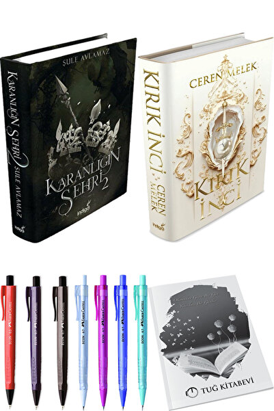 İndigo Kitap Karanlığın Şehri 2 Ciltli ve Kırık İnci Ciltli + Hediyeli