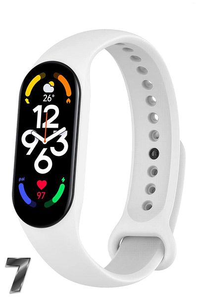 PUFWİN سوار سيليكون متوافق مع Xiaomi Mi Band 7