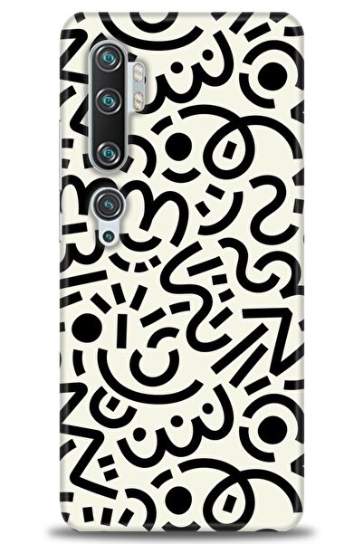 GMOtp Xiaomi Mi Note 10 Pro Kılıf - Siyah Beyaz