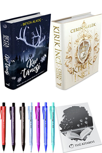 İndigo Kitap Kar Tanesi Ciltli ve Kırık İnci Ciltli + Hediyeli