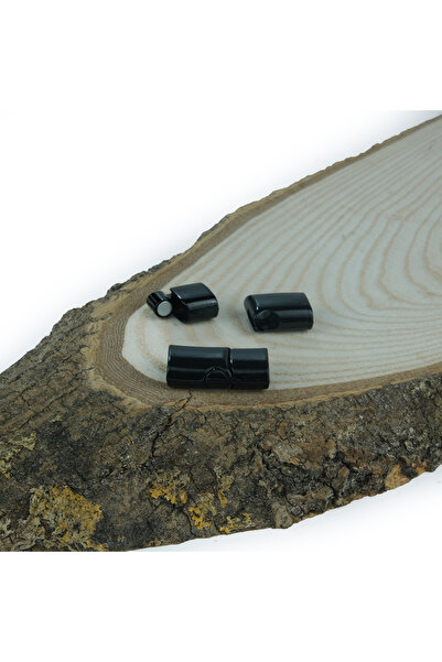 Kanguroom Siyah Mıknatıslı Klips – Bileklik ve Kolye Kapama için Emniyet Kili...