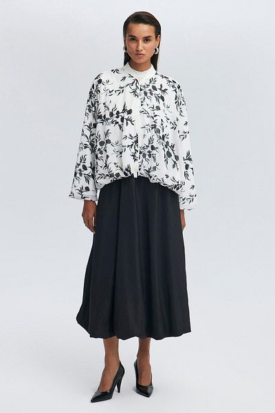 Touché Privé Chiffon-Bomberjacke - gemustert