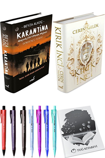İndigo Kitap Karantina 4 Ciltli ve Kırık İnci Ciltli + Hediyeli