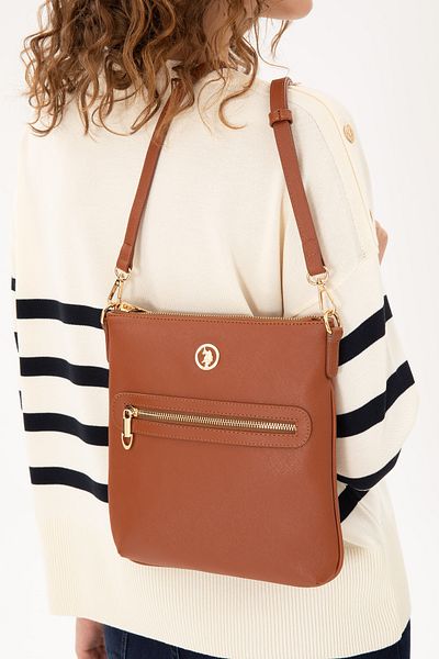 U.S. Polo Assn. Women's Tan Crossbody Bag 50300314 -Vr099